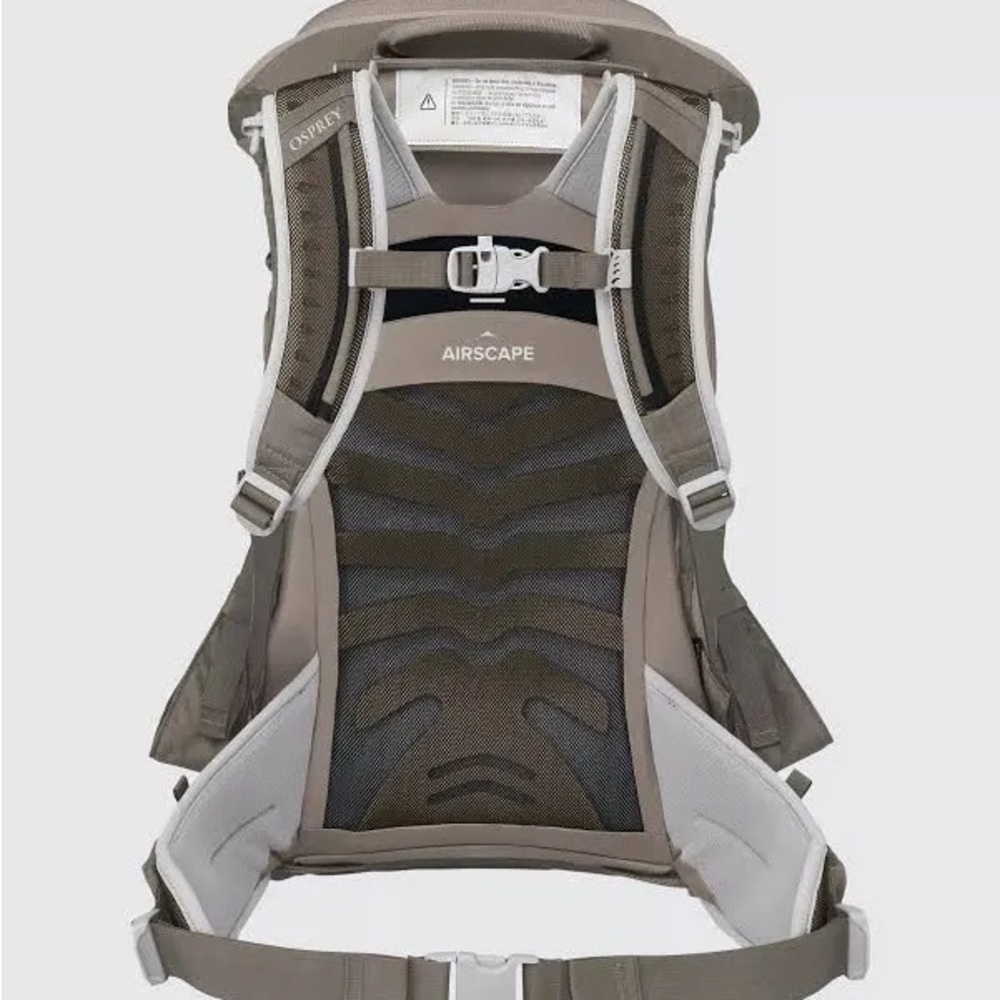 NWT Osprey Poco LT Child Carrier Backpack - Tan Concrete - Picture 9 of 11
